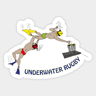 Underwater rugby Sticker